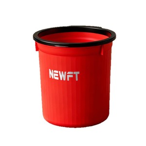 Newft <b>Large</b> Capacity Plastic Wastebasket Cylindrical Indoor Use With Lidless Design For Home Storage - Product Image 3