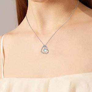 Elegante Collar con Colgante de Corazón para Mujer, Regalo del Día de la Madre, Collar para Mamá - Product Image 3