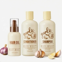 Ensemble Shampooing et Après-Shampooing au Lait d'Ail Noir Naturel - Hydratant, Nourrissant, Anti-Chute pour la Croissance Capillaire - Vente en Gros