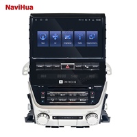 NAVIHUA Nueva Radio de Coche Android de 10.4 Pulgadas con GPS, Navegación, Multimedia y Carplay para Toyota Land Cruiser LC200 VXR 2016-2021