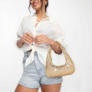 Fabrication de sacs pour femmes à la mode étincelants cloutés de diamants bureau travail sortie voyage luxe sac à main pour femmes - Product Image 2