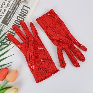 Gants en maille à paillettes argentées pour adultes et enfants, mitaines de danse pour accessoires de costume de fête, multifonctionnels - Product Image 4