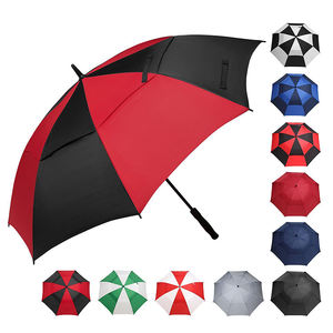 Parapluie de golf automatique coupe-vent personnalisé avec logo, grande <span class=keywords><strong>taille</strong></span>, double couche, protection optimale, vente en gros - Product Image 2