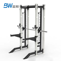 BW Squat Power Rack Équipement de Gymnastique Musculation Machine Smith Système de Poulies Crossover à Câbles Entraîneur Multifonctionnel