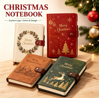 Carnet à spirales personnalisé avec logo imprimé numérique, couverture rigide, couleurs personnalisées, papier artistique - Cadeau de Noël 2026