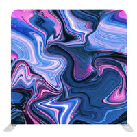 Taie d'oreiller en tissu de tension léger et durable de 8ft et 10ft, présentoir d'intérieur pour les salons professionnels et la publicité.