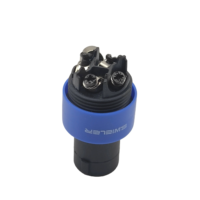 Connecteur Speakon 4 pôles à verrouillage par torsion SWieler, compatible avec les adaptateurs de haut-parleurs Neutrik NA4LJ NL4 Series