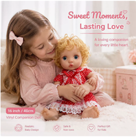 Poupée réaliste en silicone souple de 16 pouces, corps entier, fille reborn, peau 3D réaliste, princesse, poupée de simulation, à habiller, cadeau d'anniversaire pour enfants