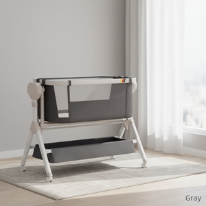 Berceau électrique horizontal pour bébé, lit à bascule intelligent à commande à distance, berceau en alliage d'aluminium réglable pour nouveau-né - Product Image 1