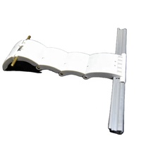 Accessoires pour volets roulants en aluminium, accessoires pour rideaux, élastique à quatre sections anti-poussée