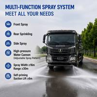 Camion arroseur SHACMAN 6x4 avec réservoir d'eau de 20m3 et moteur de 300HP pour le nettoyage des routes, le contrôle de la poussière, l'aménagement paysager et les travaux municipaux