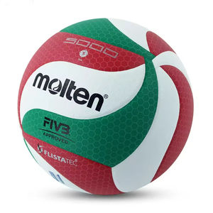 Balón de Voleibol Molten al por Mayor, Balón de Voleibol Personalizado de Cuero PU de Alta Calidad para Juego, Tamaño Oficial 5 - Product Image 1