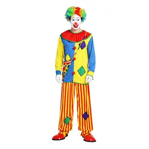 Взрослые Костюмы Клоуна карнавальный костюм Хэллоуин фестиваль Косплей Костюм для унисекс