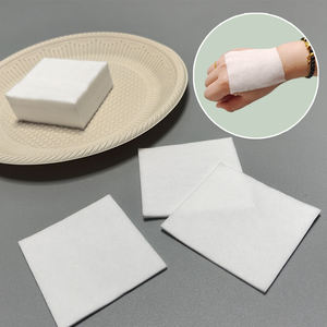 Almohadillas de Algodón Cuadradas Desechables, Suaves <span class=keywords><strong>para</strong></span> la Piel, Paquete de 100 Unidades, <span class=keywords><strong>para</strong></span> Limpieza Facial y Desmaquillante, Directo de Fábrica - Product Image 1
