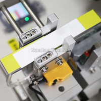 ZCUT-RT430 stiker kabel otomatis dilipat mesin pelabelan bendera dengan printer