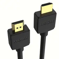 Бесплатный образец HDMI штекер-HDMI штекер 4K 60 Гц ультратонкий hdmi-кабель с позолоченным внешним диаметром 3,0 мм