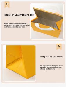 Non-woven Lightweight Fashion Thermal Insulated Takeaway Food Delivery Cooler Bag with Zipper Closure Made in China - Product Image 3