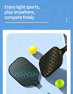 Juego de Pickleball Elite Composite con 2 Palas para Hombre, con Absorción de Impactos y Mango Ergonómico, Incluye Kit Completo con 2 Raquetas - Product Image 5