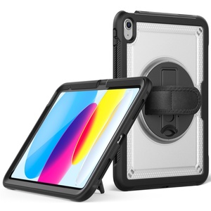 Funda Protectora Giratoria Transparente a Prueba de Golpes para Tablet iPad 11 2025, iPad 10 2022, 10.ª Generación, 10.9 Pulgadas - Product Image 1