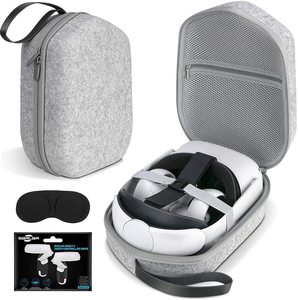 Bolsa de almacenamiento de viaje EVA para auriculares Meta <span class=keywords><strong>Quest</strong></span> <span class=keywords><strong>2</strong></span> VR, estuche de transporte portátil para Meta <span class=keywords><strong>Quest</strong></span> <span class=keywords><strong>2</strong></span> VR Controllers, bolso - Product Image 1