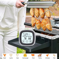 Grosir 304 termometer daging Digital pemeriksaan baja tahan karat baca instan untuk makanan memasak pengasap panggangan BBQ