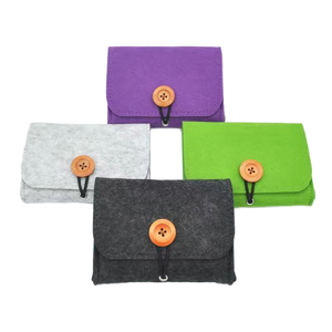 Petites pochettes de rangement pour huiles essentielles de 10 ml, en feutre résistant à l'eau, tendance, portables, sac à main, logo personnalisé - Product Image 3