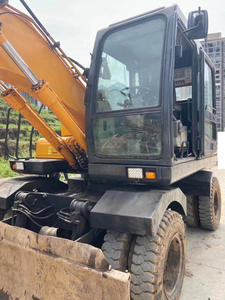 Excavatrice originale de 15 tonnes à roues Hyundai 150W-9 à prix réduit avec des performances parfaites pour l'ingénierie des terrassements - Product Image 4