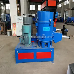 Kailong Machinery 100L 30KW 100~120 KG/H HDPE LDPE PP PE Films Agglomerator For Plastic Recycle