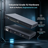 Модуль сетевого оборудования для обеспечения безопасности 1U LGA1700 с 6 портами LAN 2.5G, 8 портами XL710 10G SFP+, поддержкой IDS, IPS, SD-WAN и двустороннего байпаса