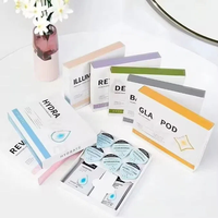 7 types de capsules d'oxygène en mousse volumineuse Glam Revive Illumi Detox Hydrate Charcoal CO2, sérum en capsule, bulles