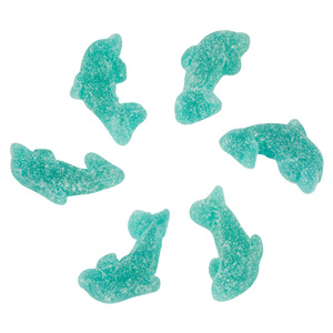 Caramelle Gommose al Gusto di Lampone Blu a Forma di Delfino: Caramelle Morbide a Forma di Animale Ricoperte di <span class=keywords><strong>Zucchero</strong></span> per Fornitori all'Ingrosso - Product Image 4