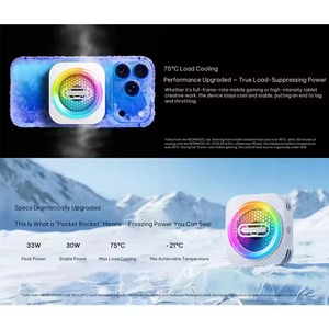 Enfriador RedMagic 6 Pro Plus -21 ℃   Refrigeración de 33W de potencia, cuerpo ligero, control de temperatura inteligente con IA - Product Image 2