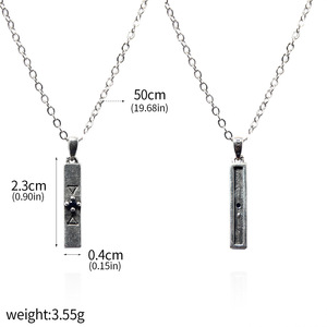 Collar Hip Hop para Hombre con 8 Diseños de Itadori Yuji, Personaje de Anime, Gojo Satoru, <span class=keywords><strong>Okkotsu</strong></span> <span class=keywords><strong>Yuta</strong></span>, Colgante de Aleación para Collar Personalizado - Product Image 4