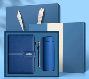 Promo Wholesale Business Luxury Customizable PU Leather A5 <b>Notebook</b> Logo Corporate Gift <b>Set</b> With Pen, Thermal Mug - Product Image 5