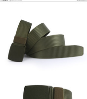 Ceinture tactique pour sports de plein air avec boucle à trois anneaux, vente en gros, ceinture tactique personnalisée, ceinture à boucle en plastique