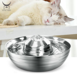 थोक अनुकूलित <span class=keywords><strong>360</strong></span> डिग्री स्वत: धातु पालतू पानी फीडर बिल्ली और कुत्ते के लिए 304 स्टेनलेस स्टील के पानी के फव्वारे - Product Image 6