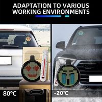 Affichage flexible de voiture de LED facile à installer Bluetooth connecté populaire pour la décoration personnalisée de véhicule