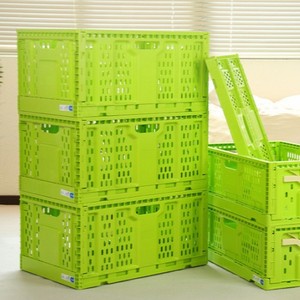 Caisse pliable en plastique Lasum 600x400x180mm, empilable, pour le transport logistique et le transport de légumes - Product Image 2