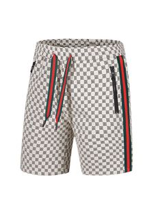 Pantaloncini <span class=keywords><strong>Bermuda</strong></span> Sportivi Casual da <span class=keywords><strong>Uomo</strong></span>, di Marca, a Metà Coscia, in Maglia Jacquard, con Elastico in Vita, Tinta Unita, 100% Poliestere, di Tendenza - Product Image 2