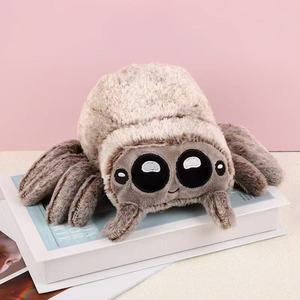Ragno di peluche super morbido bianco e nero, giocattolo realistico Lucas Little Spider, 11cm-30cm, all'ingrosso, bestseller transfrontaliero - Product Image 5