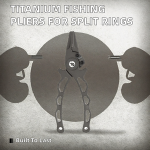 Pince coupante en alliage de titane de haute qualité, entièrement en titane, nouveau style MLF TPM162, pour couper les anneaux de pêche - Product Image 2