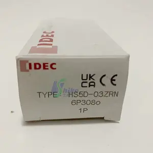 IDEC IP65 interrupteur à bouton-poussoir de sécurité autobloquant tête métallique 3NC HS5D-03ZRN