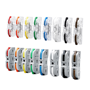 TOMZN 34PCS ตัวเชื่อมต่อสายไฟแบบคันโยกเชื่อมต่อเร็ว 1-to-1 อินไลน์สปลิซซิ่งเทอร์มินัลสากล 28-12 AWG ไม่ต้องใช้เครื่องมือและนำกลับมาใช้ใหม่ได้ - Product Image 2