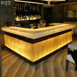 Mármol Cerveza <span class=keywords><strong>Bar</strong></span> Mostrador Diseño Lujo Translúcido Onyx Piedra <span class=keywords><strong>Terraza</strong></span> Restaurante Mostrador - Product Image 2