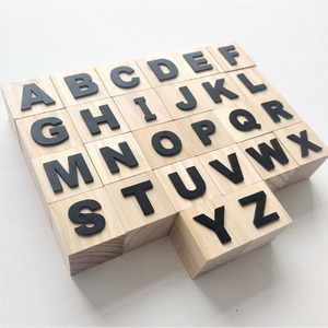 Natale decorazione per la casa in <span class=keywords><strong>legno</strong></span> lettere Free Standing e appesa a parete modello artistico lettera segno per decorazioni per le vacanze - Product Image 6