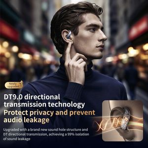 Auriculares Inalámbricos Q102 con Gancho para la Oreja, Sonido Envolvente Direccional, Tecnología de Transmisión y Mezcla, Auriculares Bluetooth para Deportes y Oficina - Product Image 3