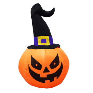 Inflables <span class=keywords><strong>de</strong></span> Halloween <span class=keywords><strong>de</strong></span> 4 pies, decoraciones al aire libre, calabaza inflable <span class=keywords><strong>con</strong></span> <span class=keywords><strong>sombrero</strong></span> <span class=keywords><strong>de</strong></span> <span class=keywords><strong>bruja</strong></span> <span class=keywords><strong>con</strong></span> <span class=keywords><strong>LED</strong></span> incorporados - Product Image 2