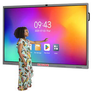 Écran <span class=keywords><strong>interactif</strong></span> plat de 75 pouces, <span class=keywords><strong>tableau</strong></span> blanc intelligent Android, grand écran multi-touch pour l'enseignement en classe - Product Image 1