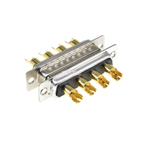 <span class=keywords><strong>4V4</strong></span> 30A ชุบทอง ตัวผู้ ตัวเมีย ขั้วต่อกระแสสูง อะแดปเตอร์ D-SUB แบบเชื่อมต่อ 4 พิน ปลั๊กซ็อกเก็ต เชื่อมต่อไฟฟ้ากำลังสูง DB - Product Image 3