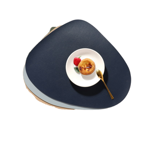 Manteles Individuales de Cuero de Diseño Moderno, Impermeables, Reutilizables, Antideslizantes, Aislantes, Color Personalizado, 2mm de Grosor, Precio de Fábrica - Product Image 1